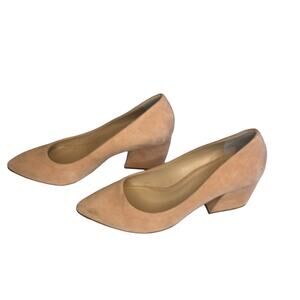 Botkier New York Womens Stella Suede Slip On Pumps Soft Peach- (size 7.5)